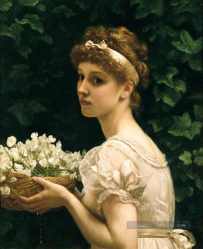  fleurs Galerie - J Pea Blossoms fille Edward Poynter